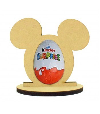 6mm Mouse Head Kinder Egg Holder on a Oval Stand